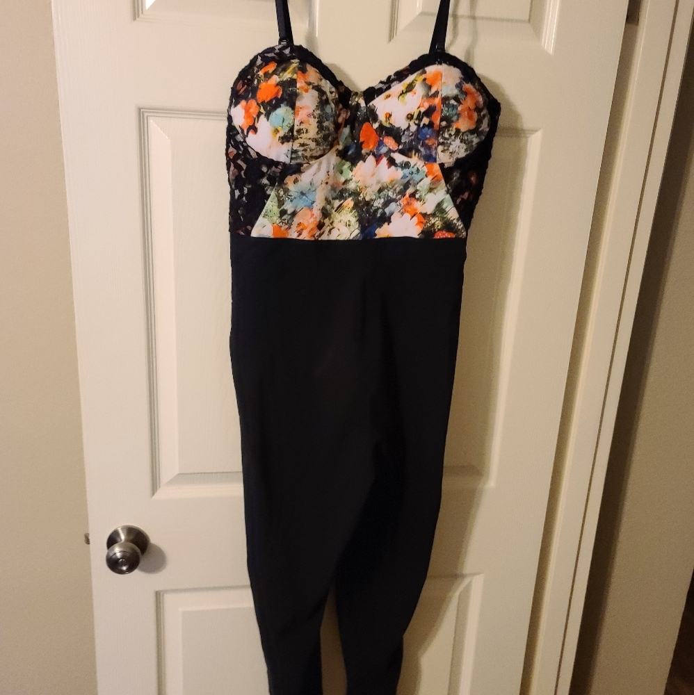 Bustier top jumpsuit